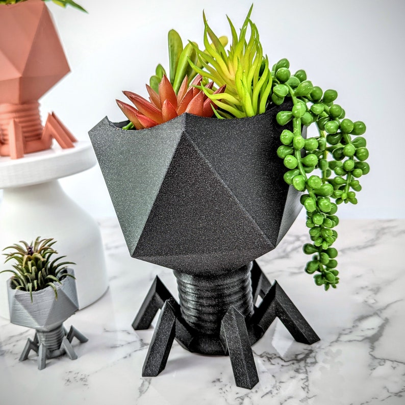 Virus Planter T4 Bacteriophage Biology Plant Pot Office Etsy