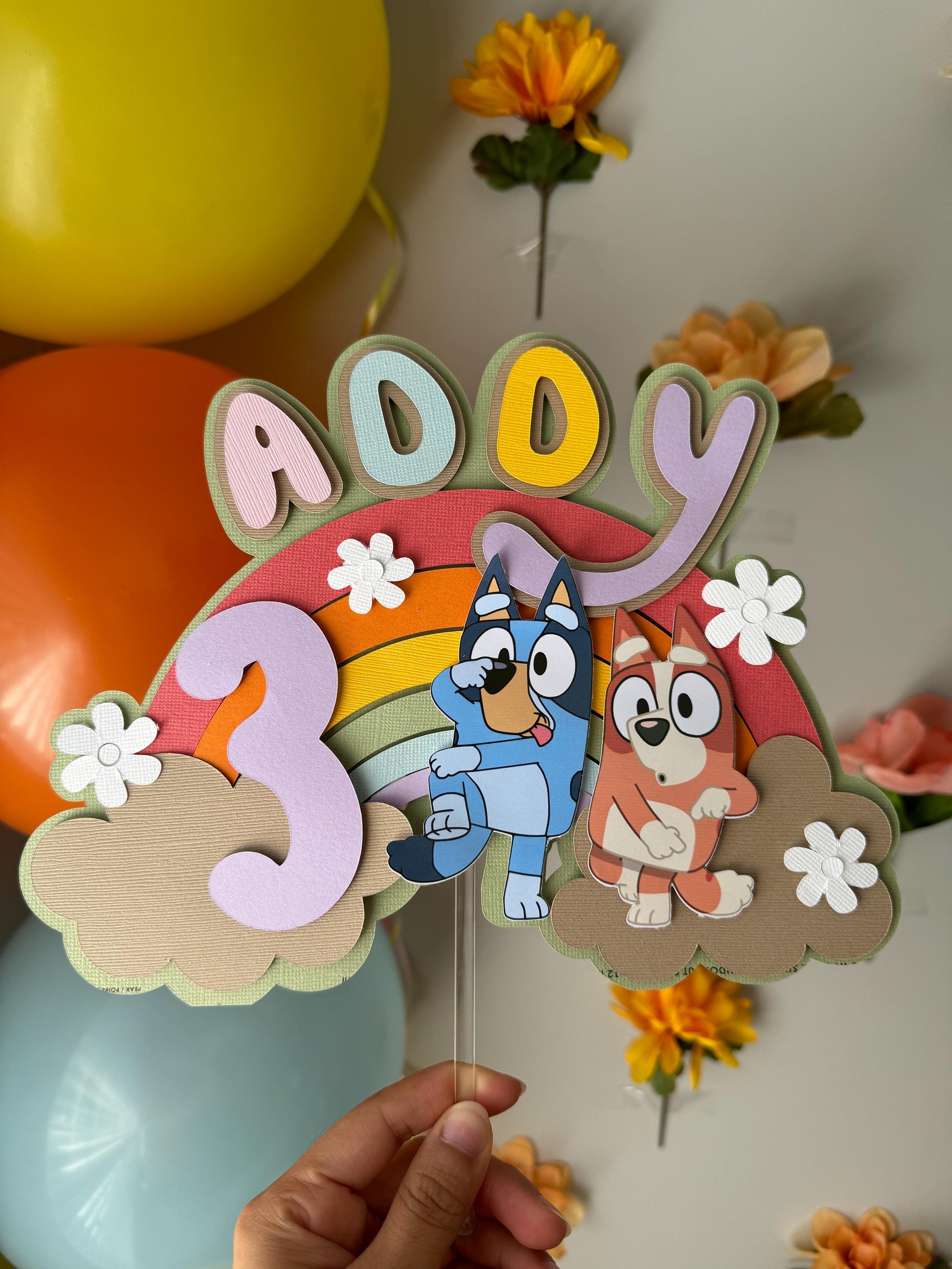 Bluey Inspired Cake Toppers Page Three Bluey Inspired Cake Toppers Page Three