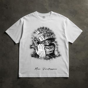 Max Verstappen Oversized T-Shirt – 100% Cotton Premium F1 Merch for Red Bull Racing Fans & Streetwear Style