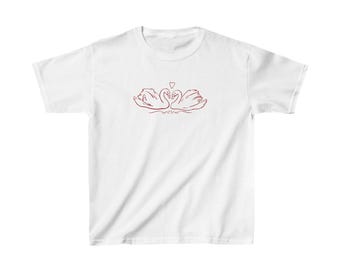 Camiseta de bebé cisne