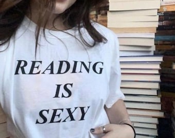 Reading Is Sexy Unisex Heavy Cotton Tee