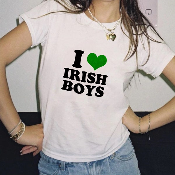 I Love Irish Boys Baby Tee