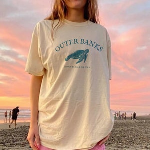 Outer Banks North Carolina Unisex Cotton Short Sleeve Tee