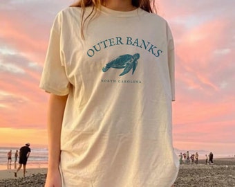 Outer Banks North Carolina Unisex Cotton Short Sleeve Tee