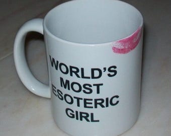 World's Most Esoteric Girl Mug, 11oz White Coffee Cup
