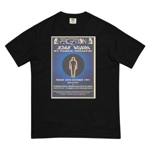 WAHRNEHMUNG | Vintage Rave Flyer Shirt | TShirt | Herren Damen | Unikat | Limitierte Auflage