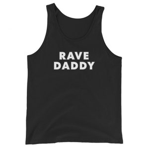 RAVE DADDY | Tank Top | Mens Womens | AI Art Generated | All over print | Unique | Limited Edition