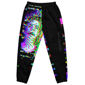 PLANETGLITCH | AI-Art Joggers | Mens Womens | AI Art Generated | All over print | Unique | Limited Edition