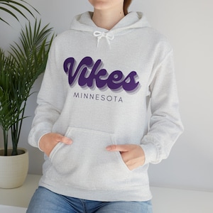 Minnesota Vikings Sudadera - Fútbol de Minnesota - Sudadera con capucha