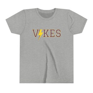 Minnesota Vikings Kids Shirt - Youth Short Sleeve Tee - Minnesota Football Shirt
