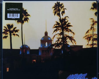 Vintage Eagles Hotel California Album Vinyl LP Record 12