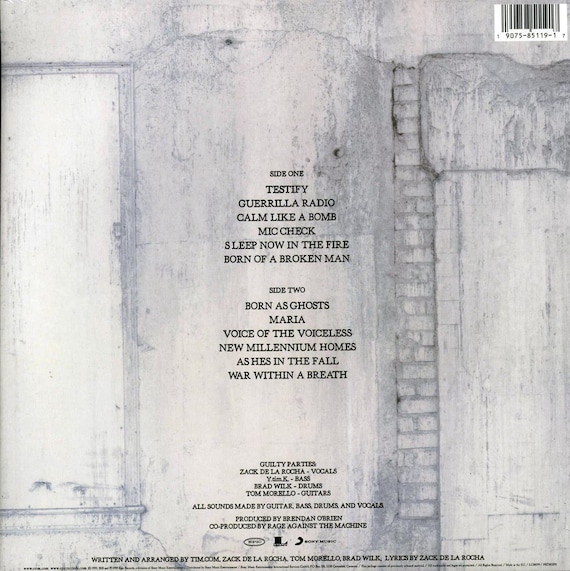 Rage Against the Machine - the Battle of Los Angeles Vinyl