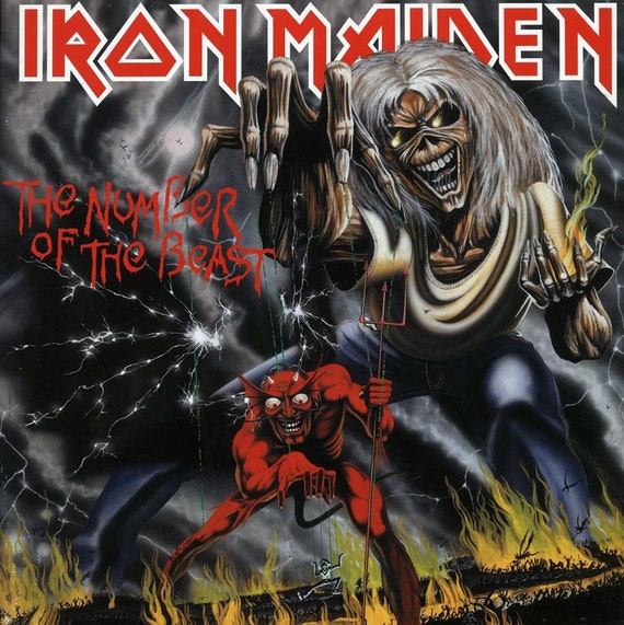Iron Maiden - the Number of the Beast Vinyl - Etsy