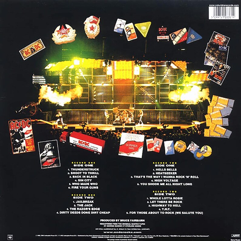 AC/DC - Live Vinyl - Etsy