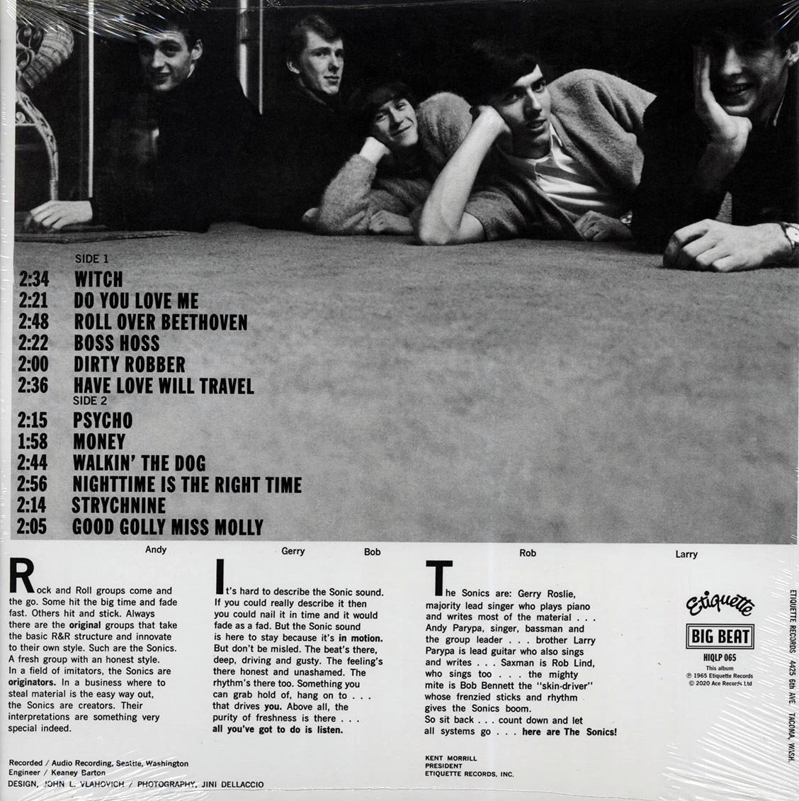 The sonics here are the sonics vinyl etsy