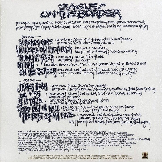Eagles - on the Border Vinyl - Etsy