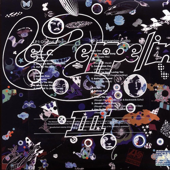 Led zeppelin top 3 album cover