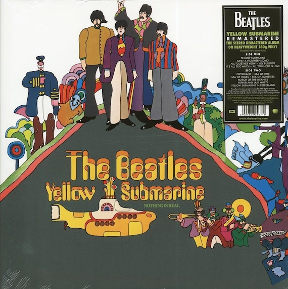 The Beatles - Yellow Submarine Vinyl - Etsy
