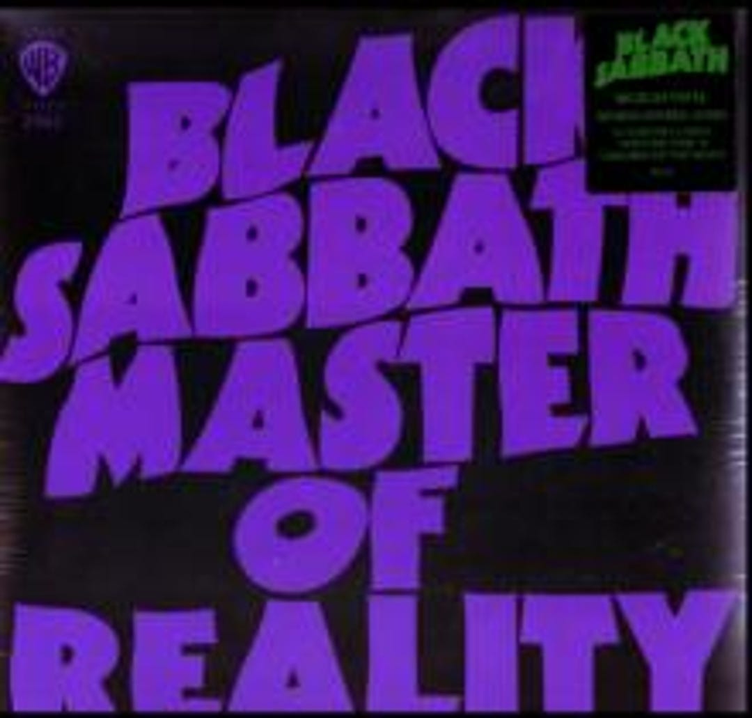 Black Sabbath - Masters of Reality Vinyl - Etsy