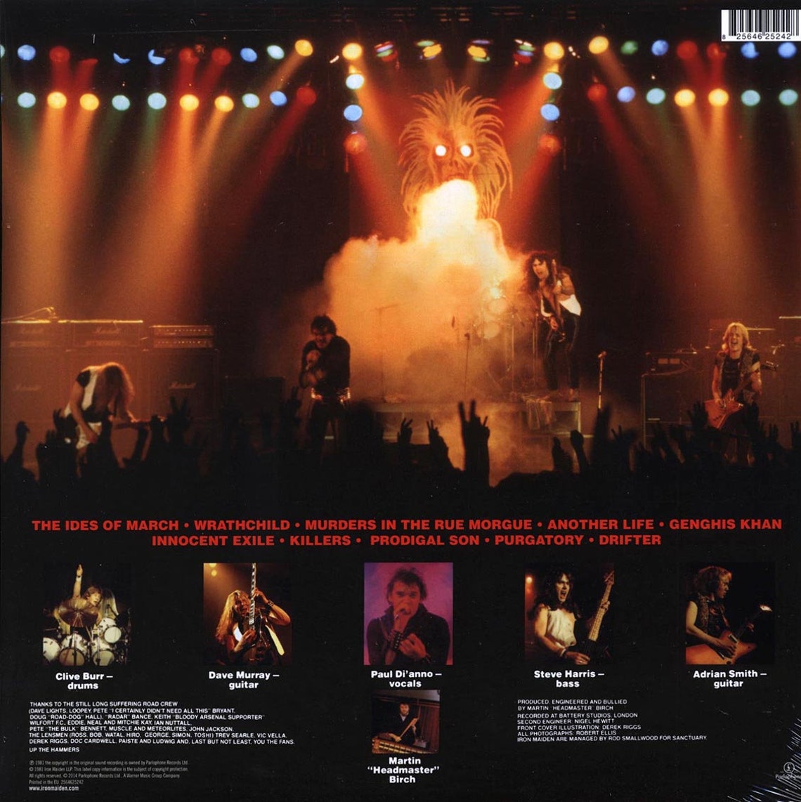 Iron Maiden Killers Vinyl - Etsy