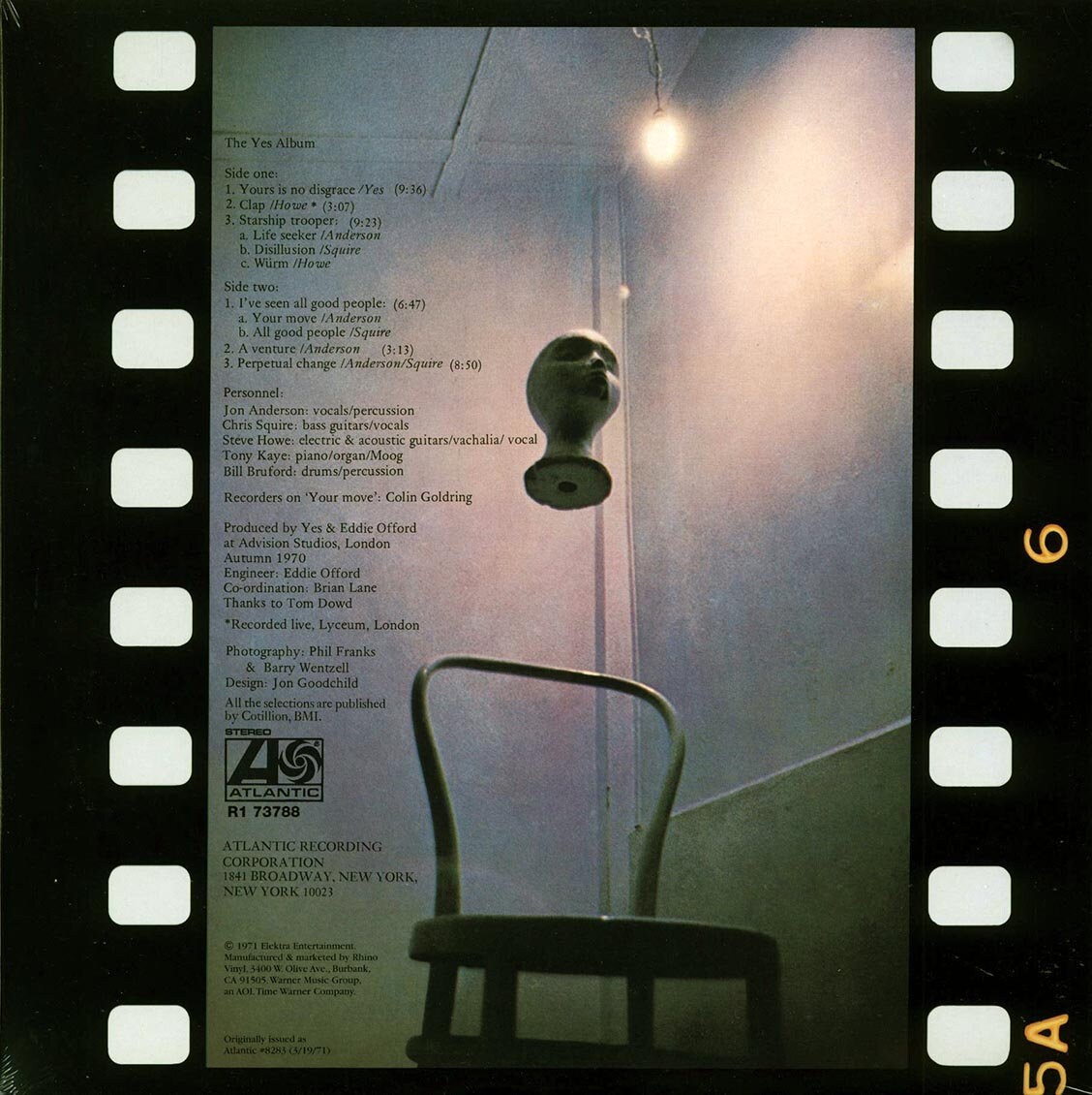 Yes The Yes Album LP レコード　日本盤　リイシュー Yes – The Yes Album – Vinyl (LP, Album, Reissue), [r8602672] | Discogs
