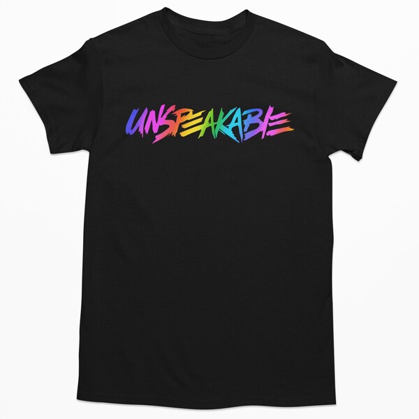 Unspeakable Kids T-Shirt Tee Top Children Girls Boys Gift New (Multicoloured)