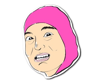 Pink Guy Sticker | Anime Decal | Meme | Joji | Music