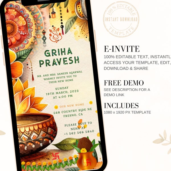 Housewarming Invitation Tamil Etsy