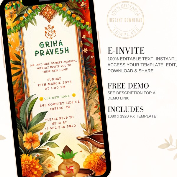 Housewarming Invitation Tamil Etsy