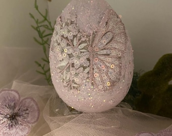 Pale Pink Butterfly Egg