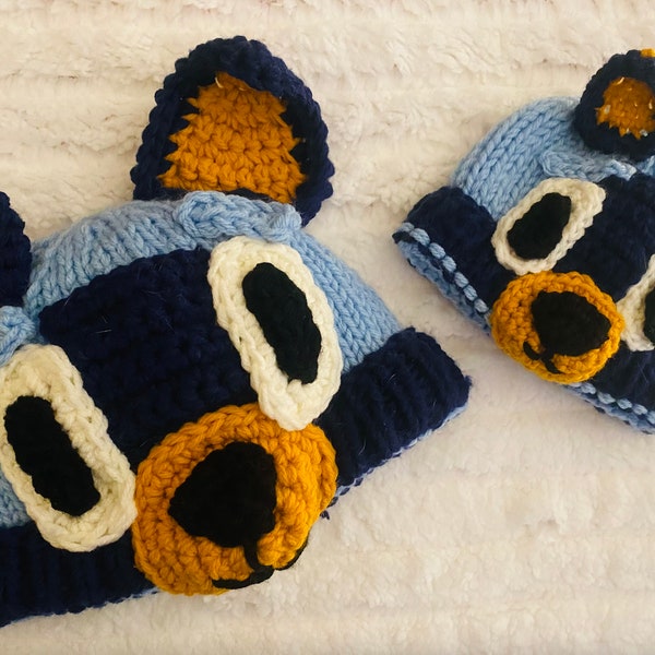 Bluey Hat Pattern