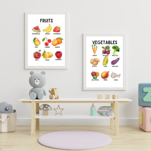 Educational Printables for Homeschool, Toddler Room, Playroom 8.5 X 11 ...