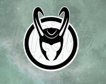 Loki Logo Matte Sticker