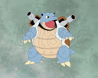 Blastoise Matte Sticker