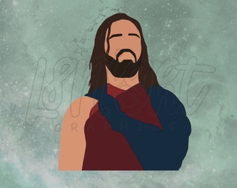 Wakanda “Jesus Bucky” Bucky Matte Sticker