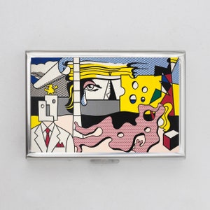 Piet Zigarettenetui ODER Kartenhalter - Mondrian, Abstrakt, Kubismus, Modern, , Zigarettenetui, Visitenkarte, Ausweishalter