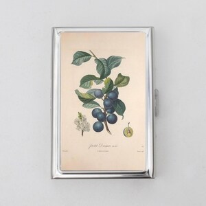 Zigaretten Etui ODER Kartenhalter - Blumenkarte, Obstkarte, Blaubeeren, Brieftasche, Visitenkarte, Ausweishalter, Rauchiges Geschenk