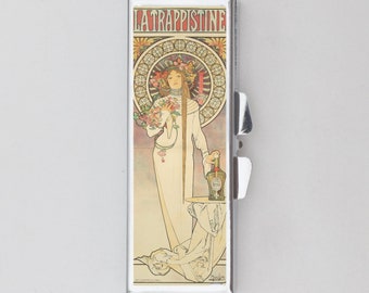 Boîte à pilules rectangulaire Alphonse Mucha - Art nouveau, Organiseur de vitamines, tchèque, Organiseur de pilules, Boîte à pilules, Rangement, Boîte à bibelots, Étui de voyage