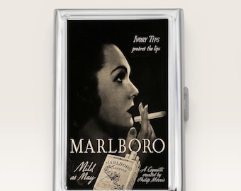 Lucky Cigarette Case OR Card Holder - Small Wallet, ID Holder, Card Case, Cigarette Storage, Joint Case, Money Clip, Money Case, Floral