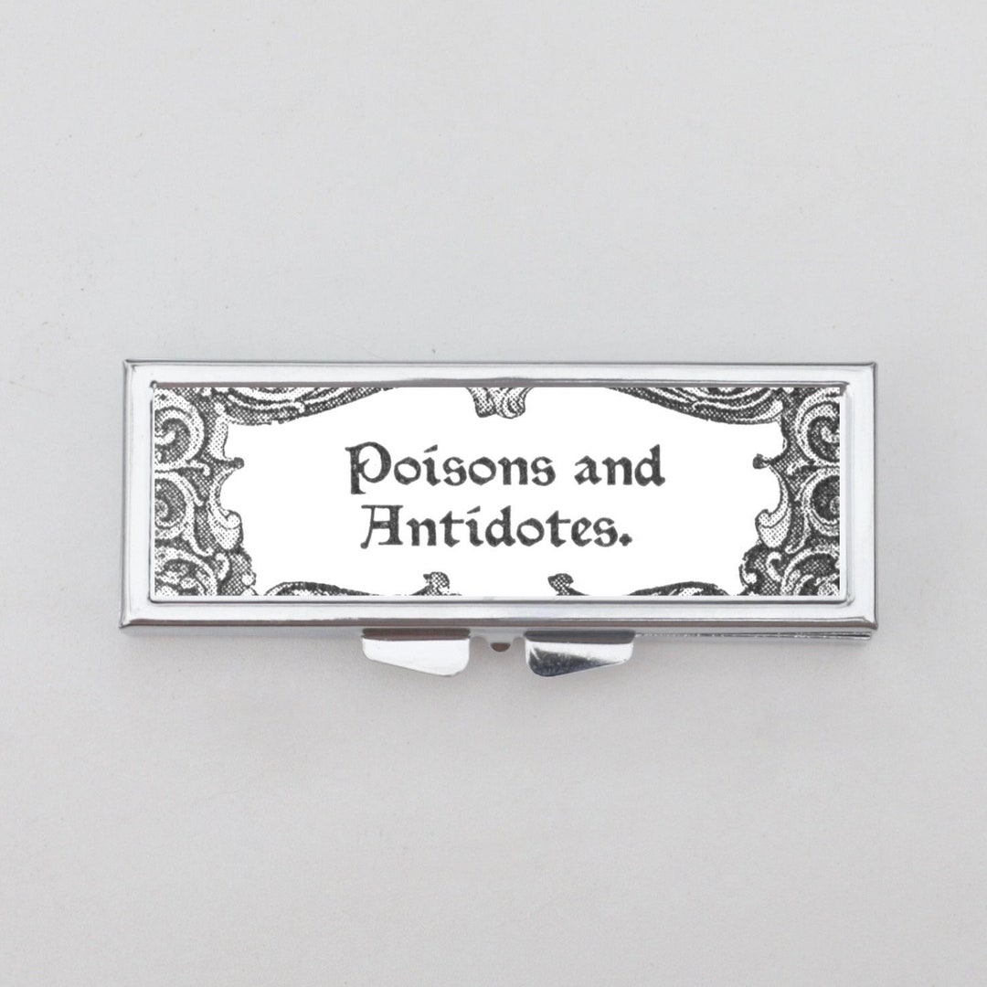 Poisons and Antidotes Pill Box Steampunk, Gothic, Curious, Strange and Unusual, Gifts, Trinket Box, Pill Case, Pill Holder, Travel Size - Etsy.de