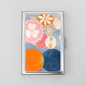 Portasigarette o portacarte Color Theory - Astratto, Hilma af Klint, Opere d'arte famose, Poster Art, Portasigarette, Biglietti da visita, Porta ID