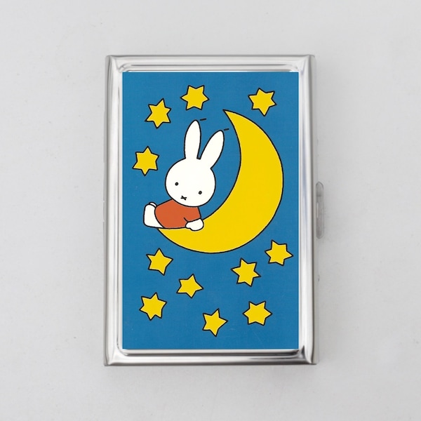 Miffy Cigarette Case OR Card Holder - Baby Animals, Baby Gifts, Baby Shower,Cigarette Case, Business Card, ID Holder, 21+ Birthday Gift