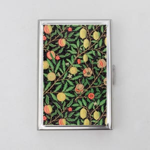 Jugendstil Zigaretten Etui ODER Kartenhalter - Florales Design, Blumen, William Morris, Chrysantheme, Zigaretten Etui, Visitenkarte, Ausweishalter