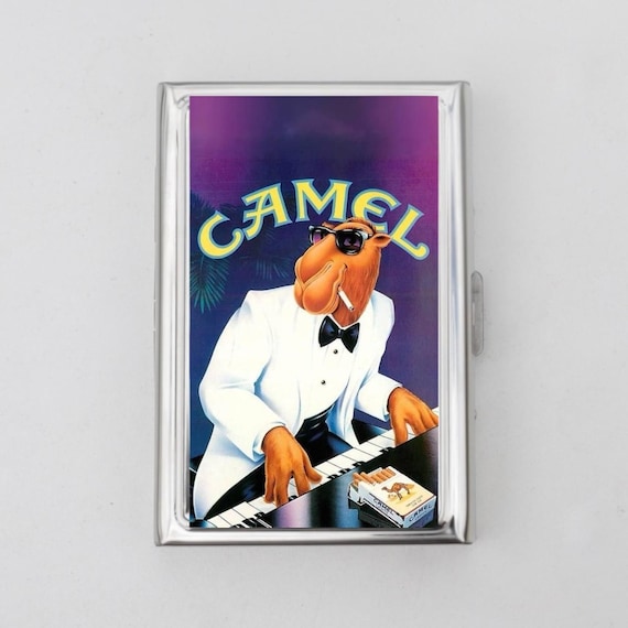 Camel Cigarette Case OR Card Holder - Cigarette Artwork, Vintage Poster, Art  Nouveau, French Poster, Poster Art, Travel, Metal Wallet