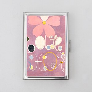 Color Theory Zigarettenetui ODER Kartenhalter - Abstrakt, Hilma af Klint, berühmte Kunstwerke, Poster-Kunst, Zigarettenetui, Visitenkarte, Ausweishalter