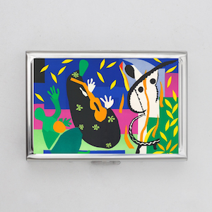 La Tristesse シガレットケースまたはカードホルダー - フラワーマーケット、マティス、有名な絵画、切り抜き、モダンアート、抽象アート、名刺