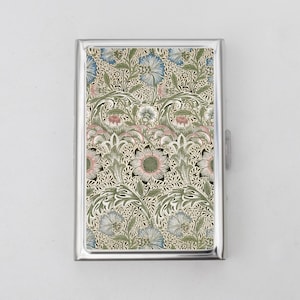 Jugendstil Zigaretten Etui Kartenhalter - Floral Etui, Brautjungfer, Hochzeitsgeschenk, Zigaretten Etui, Visitenkarte, Ausweishalter, Geschenk, Geburtstag