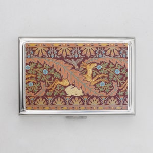 Jugendstil Zigarettenetui ODER Kartenhalter - Edwardismus, Hirsch, Kaninchen, Hochzeitsgeschenk, Zigarettenetui, Visitenkarte, Geschenk, Geburtstag
