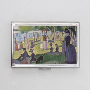 Ein Sonntagnachmittag auf der Insel La Grande Jatte Zigarettenetui ODER Kartenhalter - Zigarettenetui, Visitenkarte, Ausweishalter