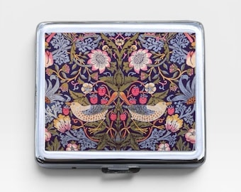 Flower 8 Day Pill Box - Van Gogh, Bridesmaid Gift, Travel Size, Pill Box, 7 Day Pill Box, Portable Pill Case, Pocket Pharmacy, Gift